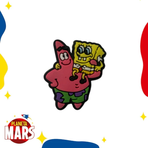 Prendedor Patricio y Bob Esponja - comprar online