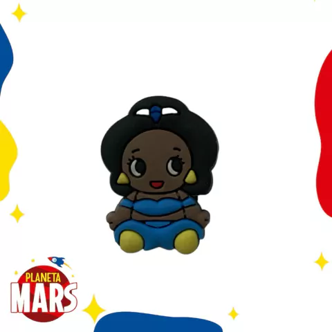 Pin para crocs Princesa Jazmín