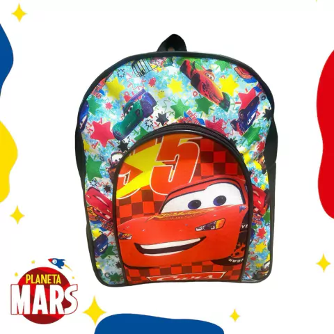 Mochila jardín con bolsillo Cars (estrellas)