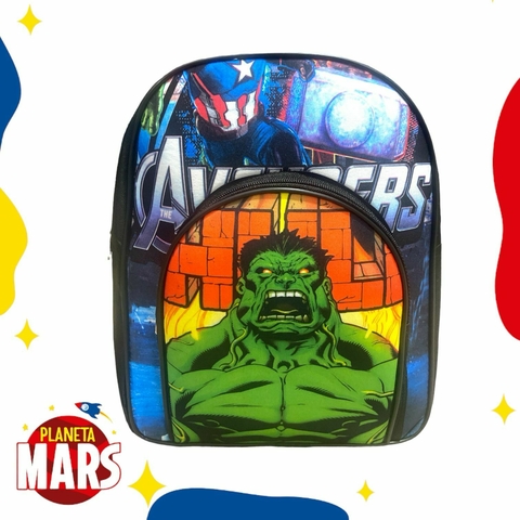 Mochila jardín con bolsillo Hulk