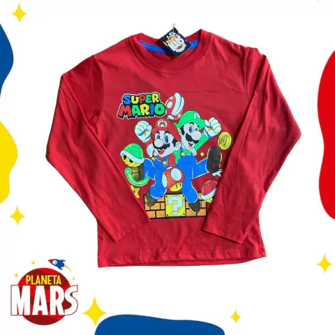 Camiseta premium Mario y Luigi Bros