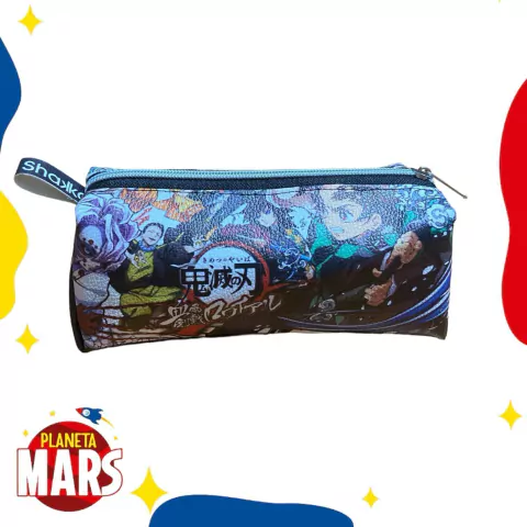 Cartuchera ecocuero Demon Slayer