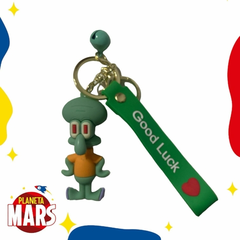 Llavero de goma Calamardo Bob Esponja