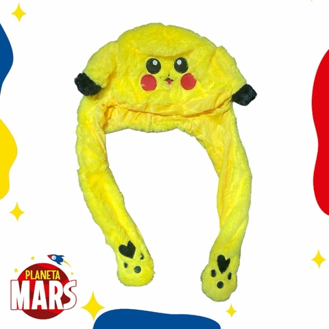 Gorro con orejitas Pikachu
