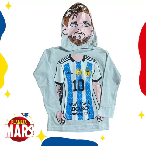 Camiseta con máscara Messi - comprar online