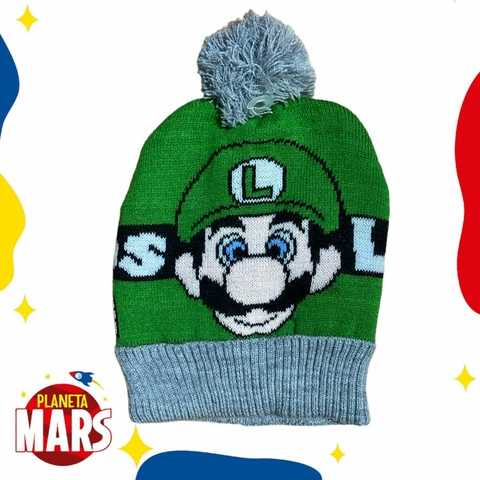 Gorro con pompón Luigi Bros - comprar online