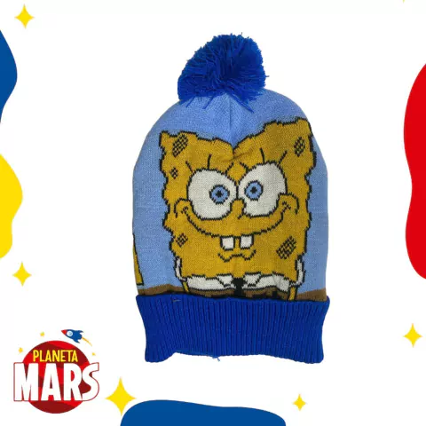 Gorro con pompon Bob Esponja