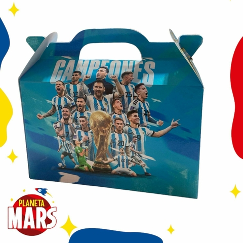 Cajita valija Messi