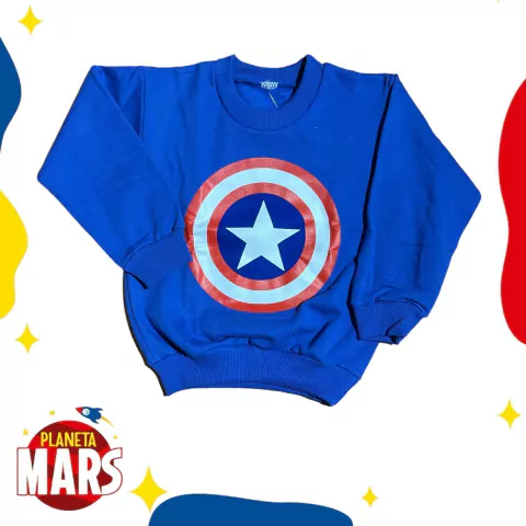 Buzo común Capitan America