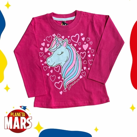 Camiseta premium Unicornio (corazón)