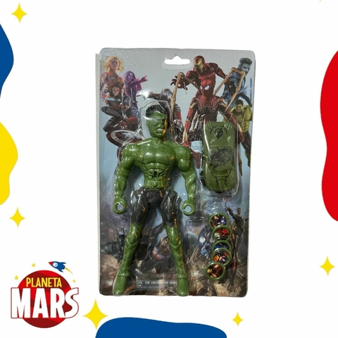 Muñeco lanza tazo Hulk