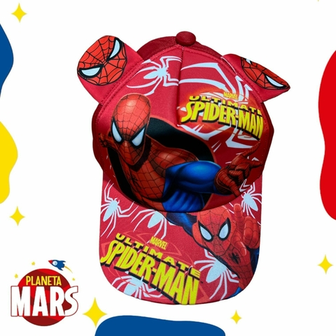 Gorra orejitas Spiderman (circulo)