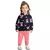 Conjunto Infantil Menina Inverno Blusa com Capuz e Estampada Calça Moletom Peluciado - Kyly - comprar online