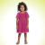 Vestido em Meia Malha Infantil Fakini