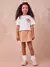 Short Saia de Sarja com Pregas Momi - comprar online