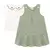 Vestido Infantil Blusa e Salopete em Cotton Corações Verde Milon na internet