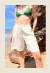 Bermuda de LINO [LaoTzu] - OFF WHITE - comprar online