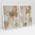 Quadro Abstrato Only Beige Kit com 2 Quadros - Quadro Abstrato