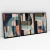 Quadro Abstrato Trails and Streets Kit com 3 Quadros - comprar online
