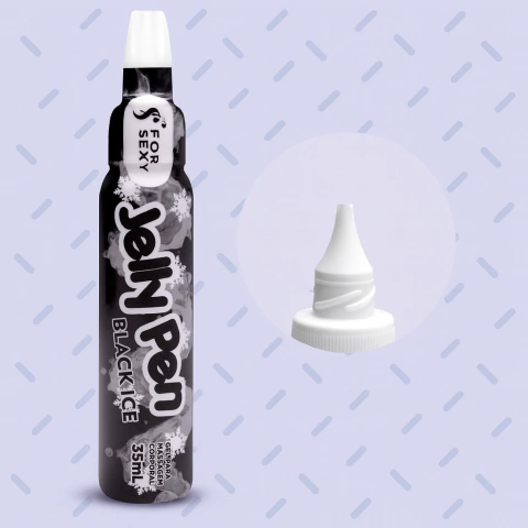 JELLY PEN BLACK ICE CANETA FUNCIONAL 35ML FOR SEXY - comprar online