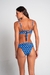 Calcinha BQ Drapeada Estampa Circulo - comprar online
