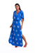 Vestido Transp. Longo Estampa Margarida - comprar online