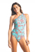 Maiôt Star Estampa Hibisco - comprar online