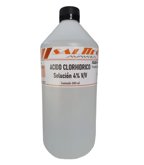 ACIDO CLORHIDRICO Solución 4% V/V - SALTTECH