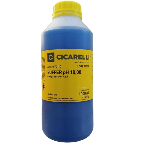 SOLUCION BUFFER PH 10.00 (AZUL) - CICARELLI