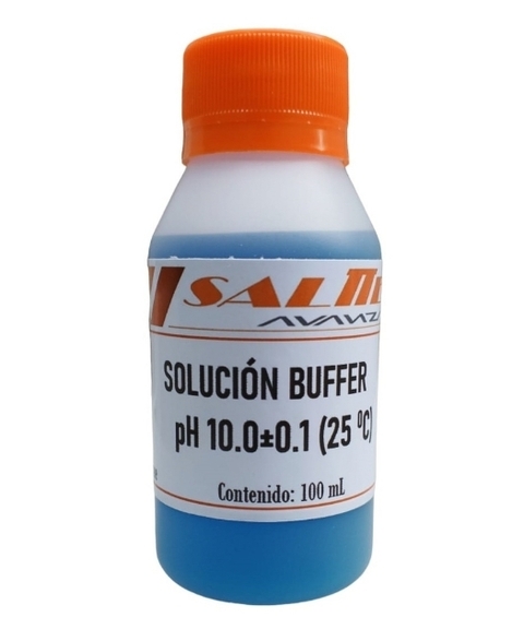SOLUCION BUFFER PH 10,00 (AZUL) - SALTTECH