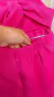 Vestido em linho rosa Pink - Antônia Kids