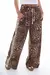 PANTALON KALI LEOPARDO MARRON - comprar online