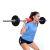 Protector de cuello para levantamiento de pesas ROJO - GMP Fitness