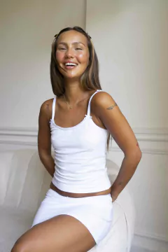 MUSCULOSA GEORGIA | BLANCO - comprar online