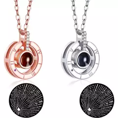 Collar "Te Amo" en 100 idiomas + cajita de regalo - comprar online
