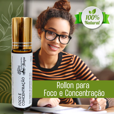 ROLLON FOCO E CONCENTRAÇÃO - 10ml