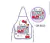 Avental Infantil C/ Bolso Hello Kitty