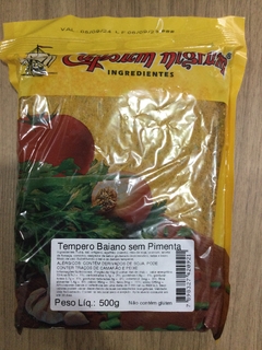 TEMPERO BAIANO SEM PIMENTA PCT 500G CAPSUM NIGRUM