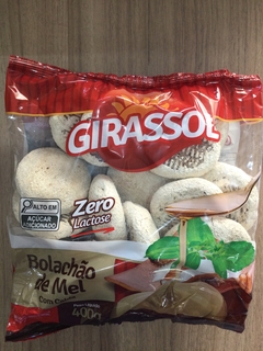 Bolachão de Mel Açucarado Zero Lactose Girassol PCT 400G