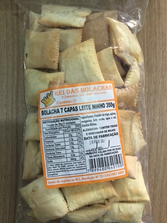 Bolacha 7 Capas Leite Ninho 350g