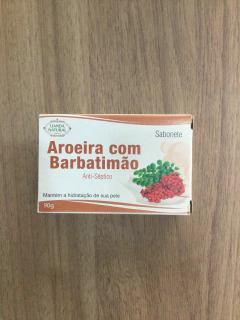 SABONETE DE AROEIRA COM BARBATIMÃO 90G LIANDA NATURAL