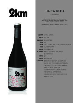 Vino 2KM Pinot Noir - comprar online