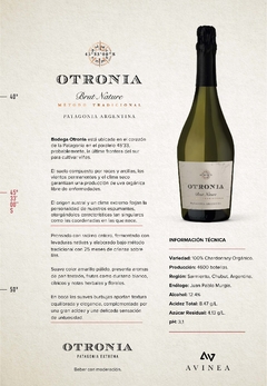 Espumoso Otronia Brut Organico - comprar online