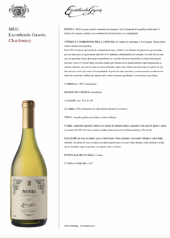 Vino Escorihuela Gascon Meg Chardonnay - comprar online