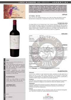 Vino Piedra Negra Chacayes L´Esprit 2023 - comprar online