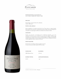 Vino Zuccardi Poligonos San Pablo Cabernet Franc 2022 - comprar online
