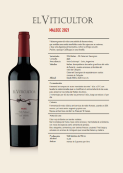 Vino El Viticultor Malbec 2021 - comprar online