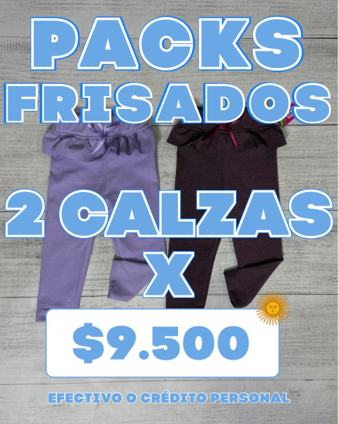 PACK 2 CALZAS BEBÉ