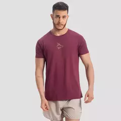Camiseta Algodon Middle Lupus Vino Alpha Co