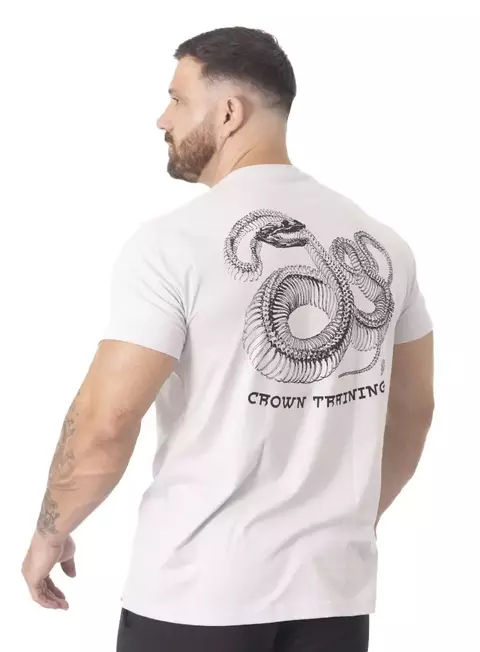 Remera Cobra Gris Crown Training